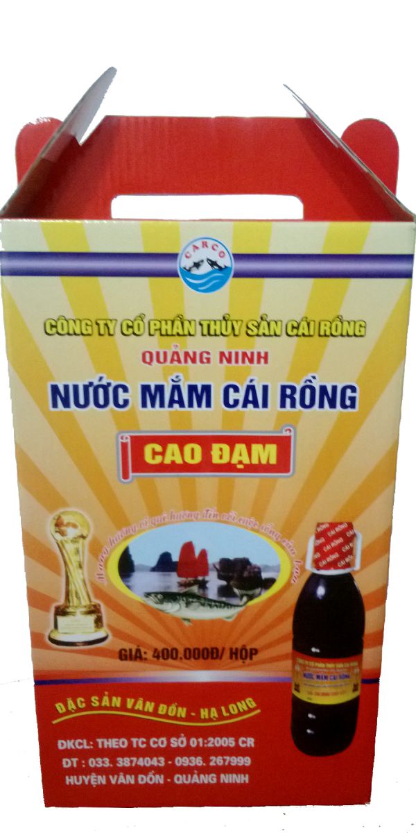 Nước mắm cao đạm loại 1 Cái Rồng - SP OCOP 3 Sao Quảng Ninh