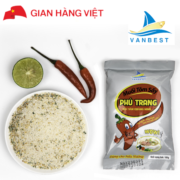 Muối Tôm Sấy Phú Trang Vanbest - SP OCOP Quảng Ninh