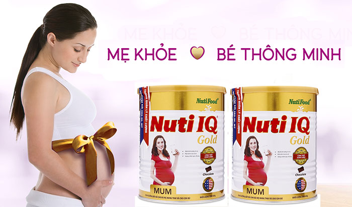 Sữa Nuti IQ Mum Gold 900g (mẹ mang thai và cho con bú)