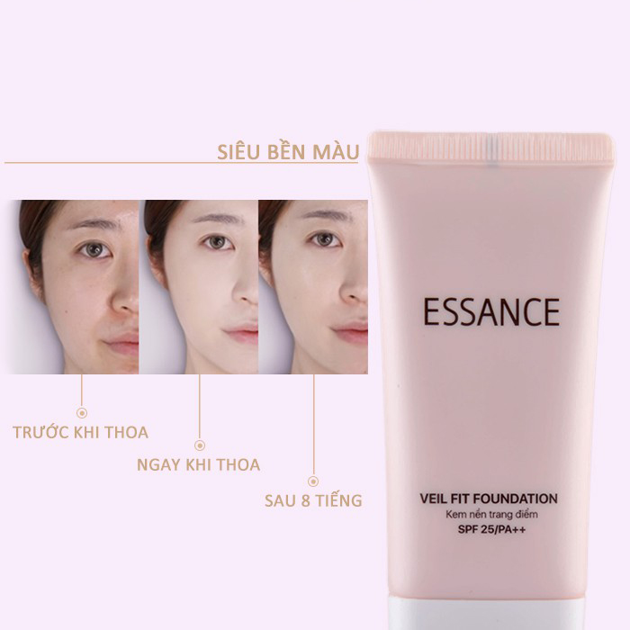 Kem nền Essance Veil Fit Foundation Spf25 Pa++ - Ohui Kiên Giang