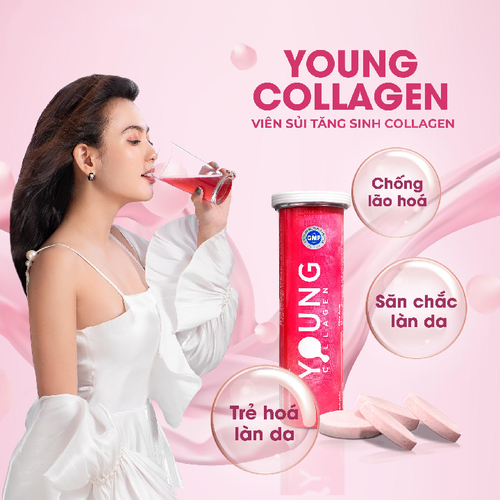 Viên sủi tăng sinh Collagen Young Collagen - Ohui Kiên Giang