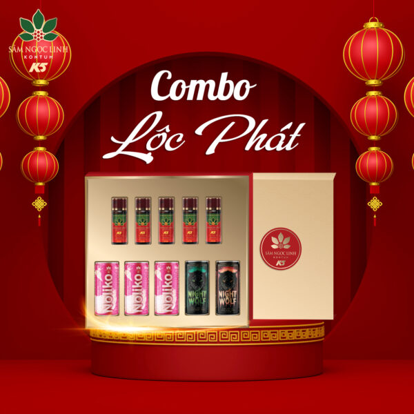 Combo Lộc Phát Sâm Ngọc Linh Kon Tum - Tăng Cường Sức Khỏe