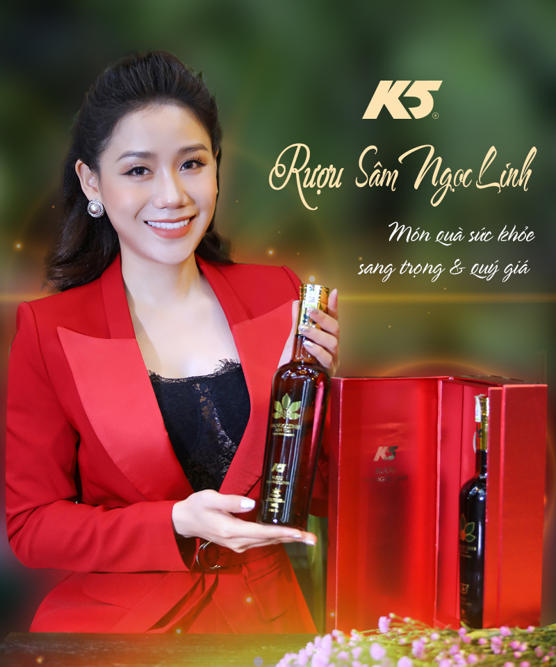 TPBS Rượu Sâm Ngọc Linh K5 Gold - Sâm Ngọc Linh Kon Tum -&nbsp;Tăng Cường Sức Khỏe