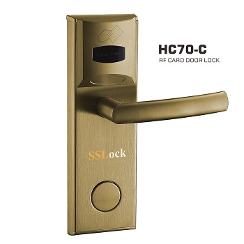 Khóa Thẻ Từ Khách Sạn SSLock HC70-C - Chống Nước, Chống Ăn Mòn