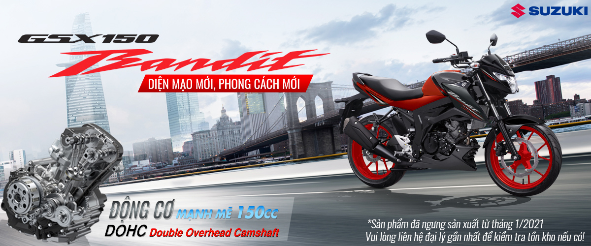 Bandit 150 Suzuki - Khẳng Định Phong Cách Riêng