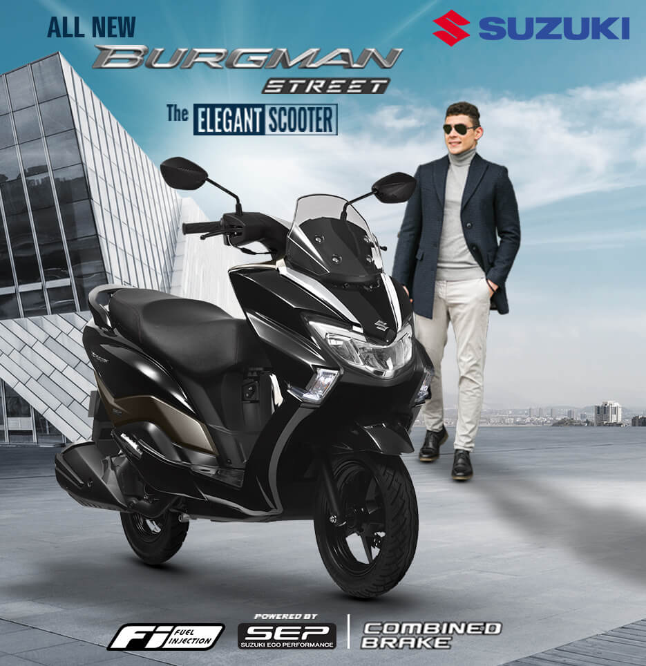 Burgman Street Suzuki - Lướt Lịch Lãm Vững Phong Độ