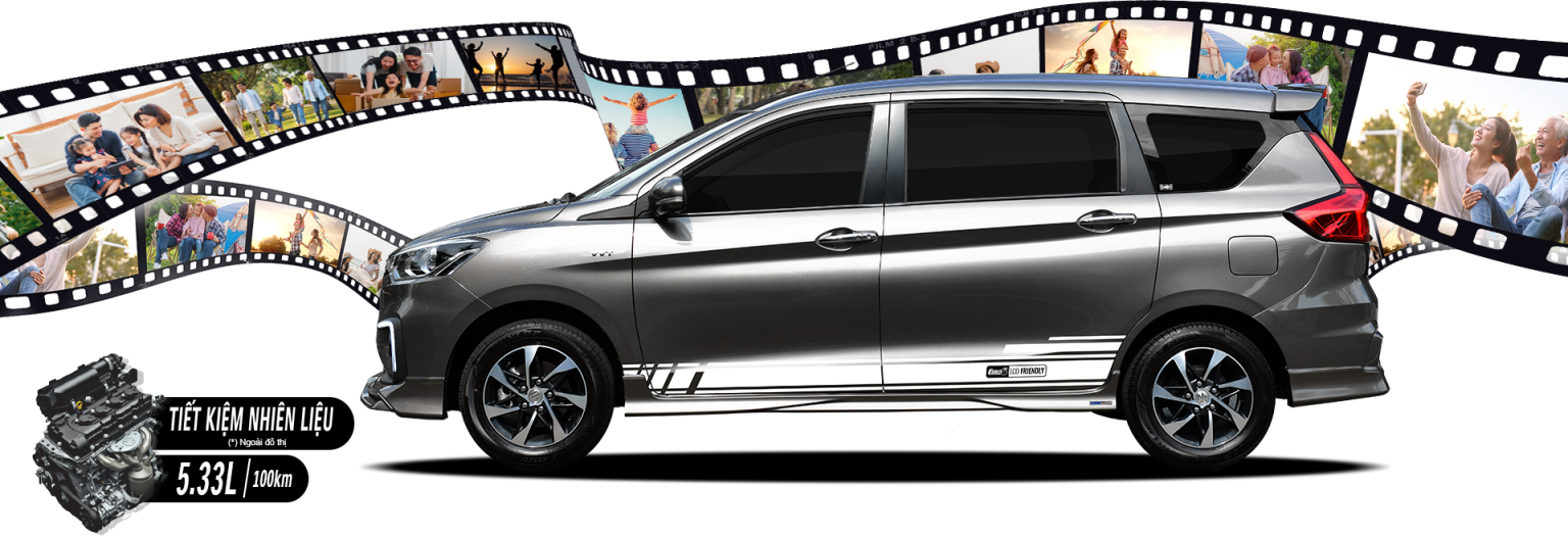 New Ertiga EURO 5 Suzuki - Phong Cách Hơn, Thoải Mái Hơn