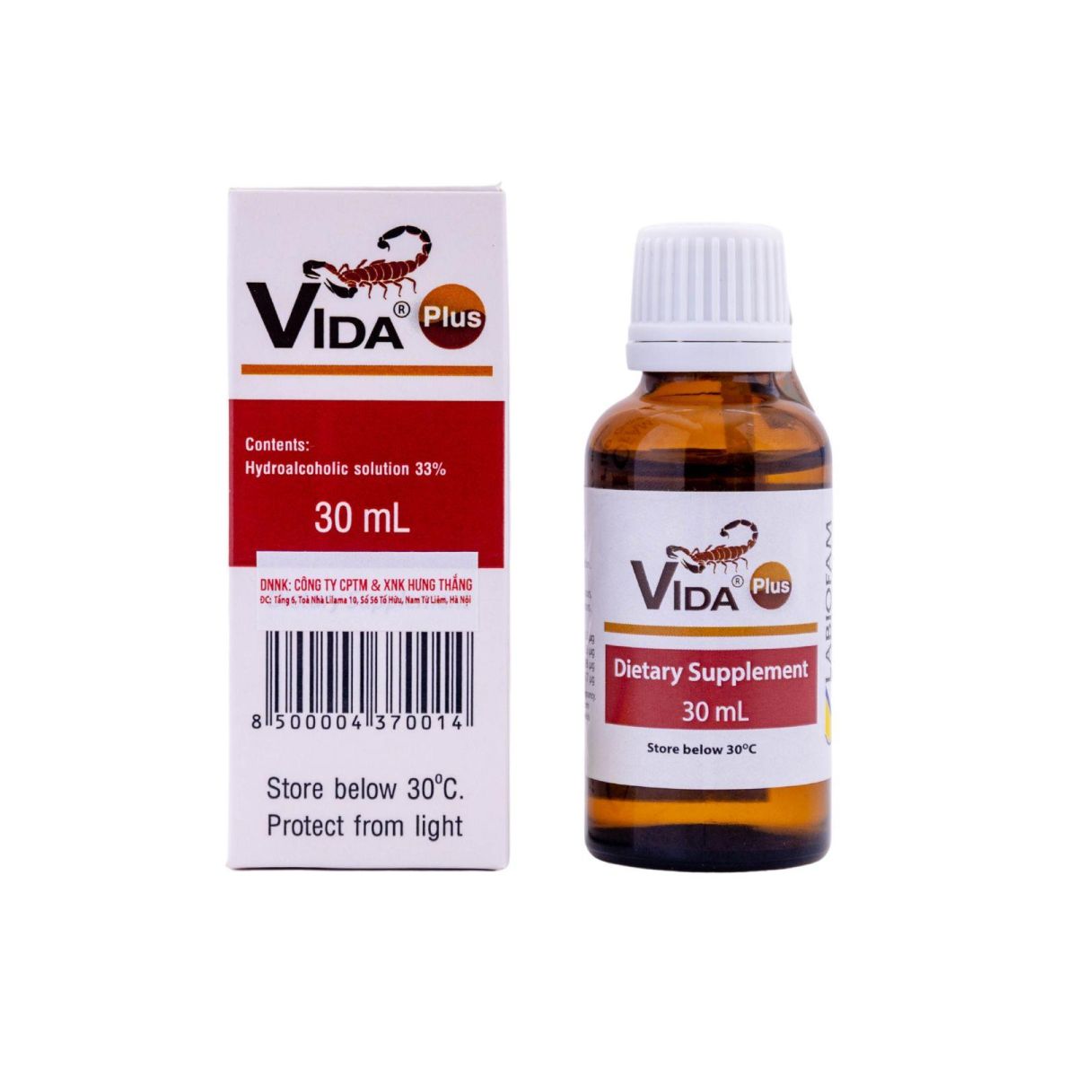 Vida Plus HT Pharma - Nọc Bọ Cạp Xanh Cuba