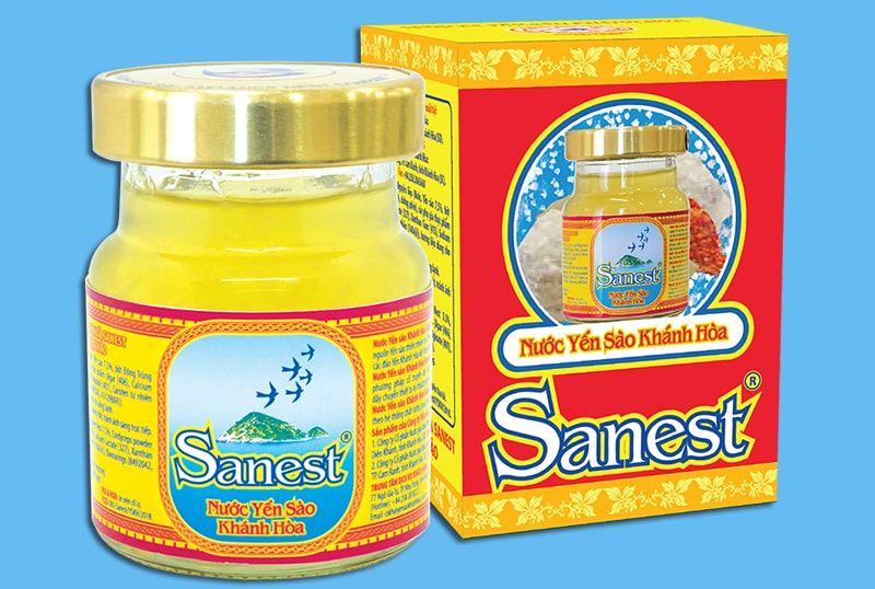 Nước Yến Sào Sanest Đông Trùng Hạ Thảo 70ml, hộp 1 lọ