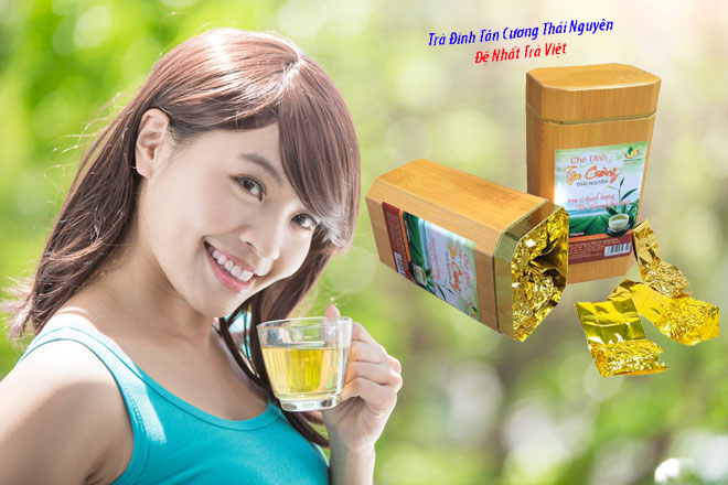 Trà Đinh Tân Cương hộp gỗ 200g