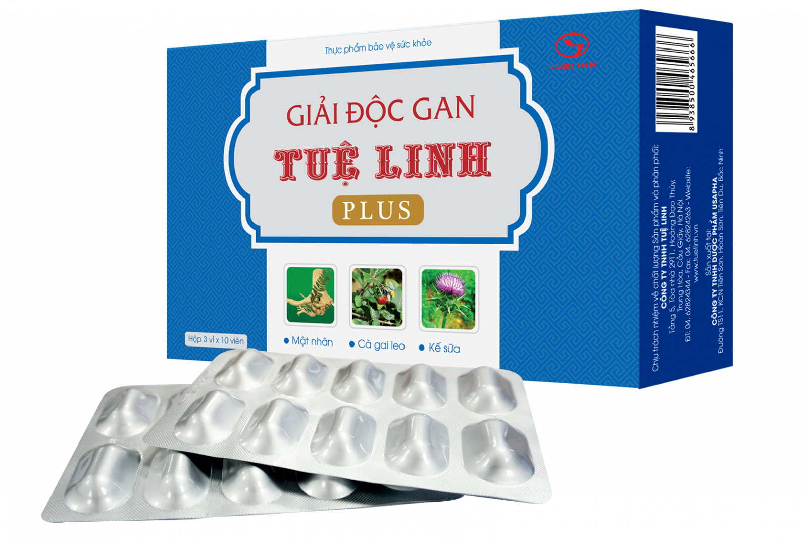 Thực phẩm chức năng Giải độc gan Tuệ Linh Plus