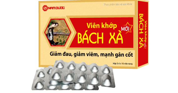 Viên khớp Bách Xà - Giúp hỗ trợ giảm đau, giảm viêm khớp, giảm thoái hóa xương khớp