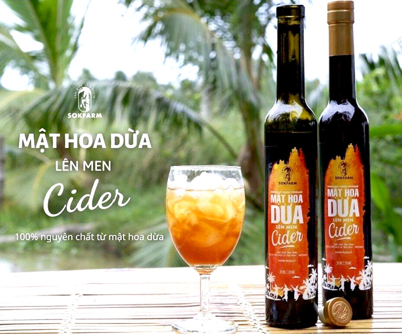 Mật Hoa Dừa Lên Men Cider Sofarm - SP OCOP 3 Sao Trà Vinh