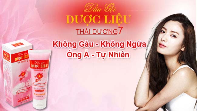 Dầu gội dược liệu Thái Dương 7 tuýp 90g - Bảy ngày không gàu, không ngứa,