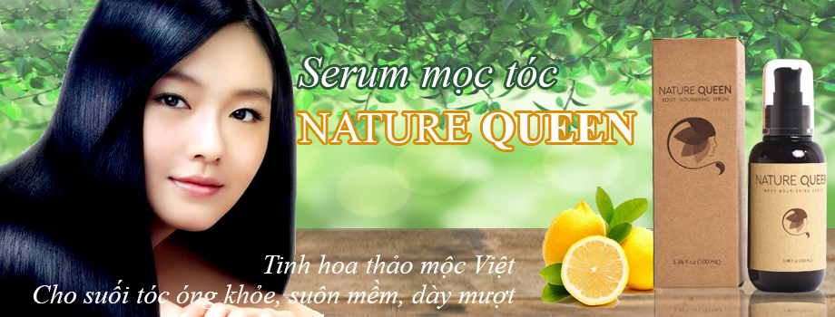 Serum mọc tóc Nature Queen - Kích thích mọc tóc nhanh và hiệu quả.