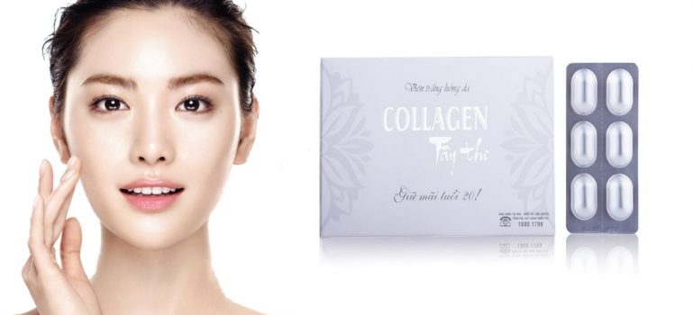  Viên uống Collagen Tây Thi - Giúp da trắng sáng và mịn lên trông thấy cho phái nữ.