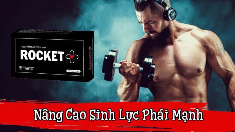 Viên uống Rocket Plus - Giúp tăng cường sinh lực cho phái mạnh