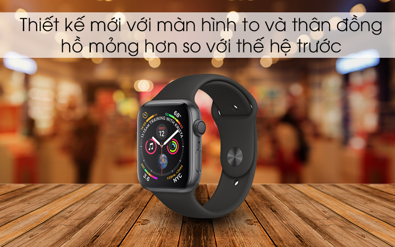 Apple Watch S5 44mm viền nhôm dây cao su Thế giới di động