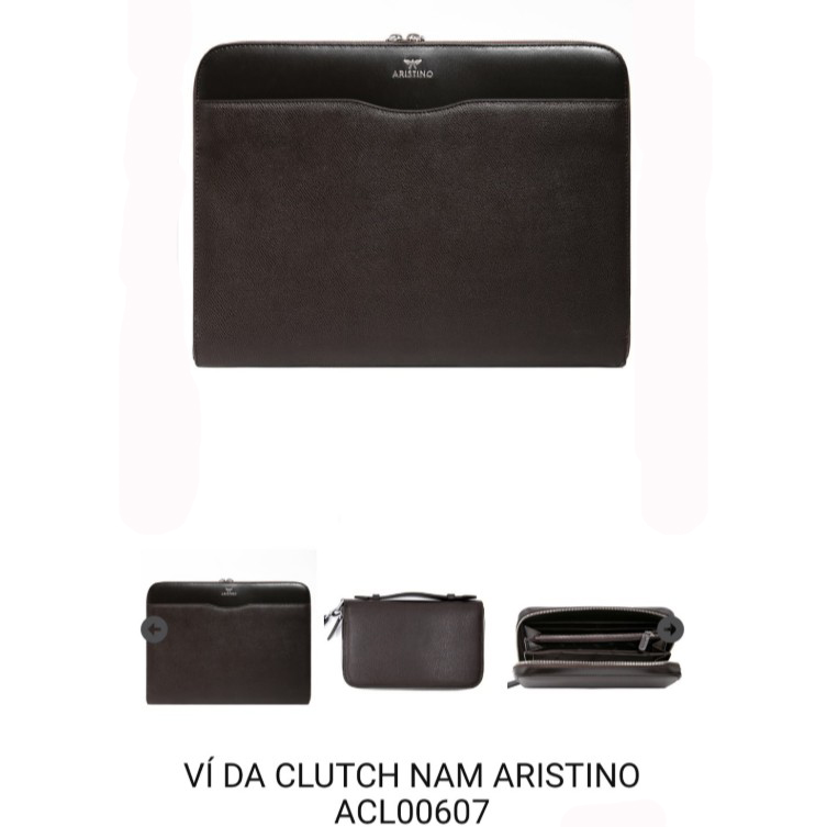 Ví Da Clutch Nam ACL00607 Aristino - Thiết Kế Thông Minh