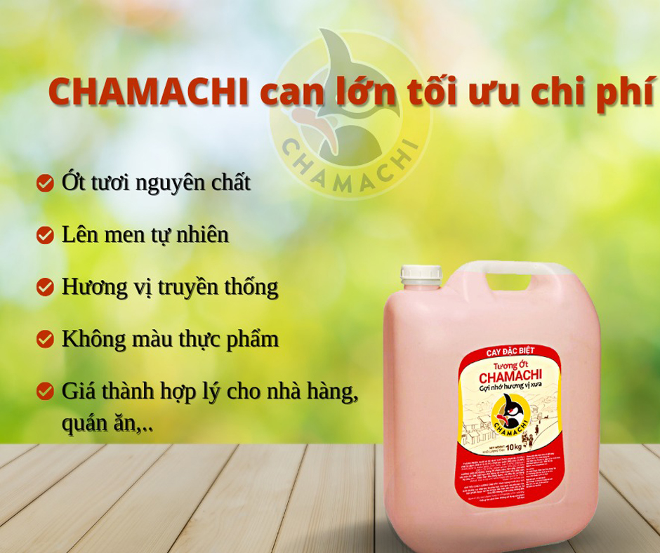 Tương Ớt Chamachi Cay Đặc Biệt Hoàng Yến - Vị Cay Đậm Đà