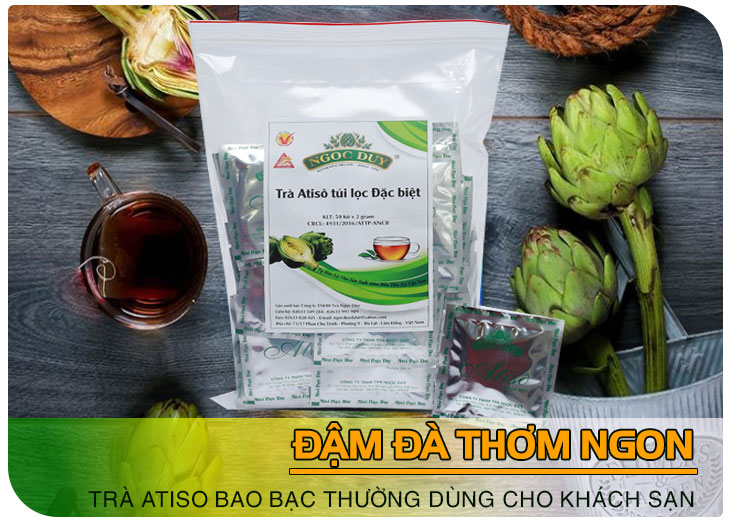 Trà Atiso Bao Bạc Ngọc Duy 50 Túi Lọc - Dùng Cho Khách Sạn 