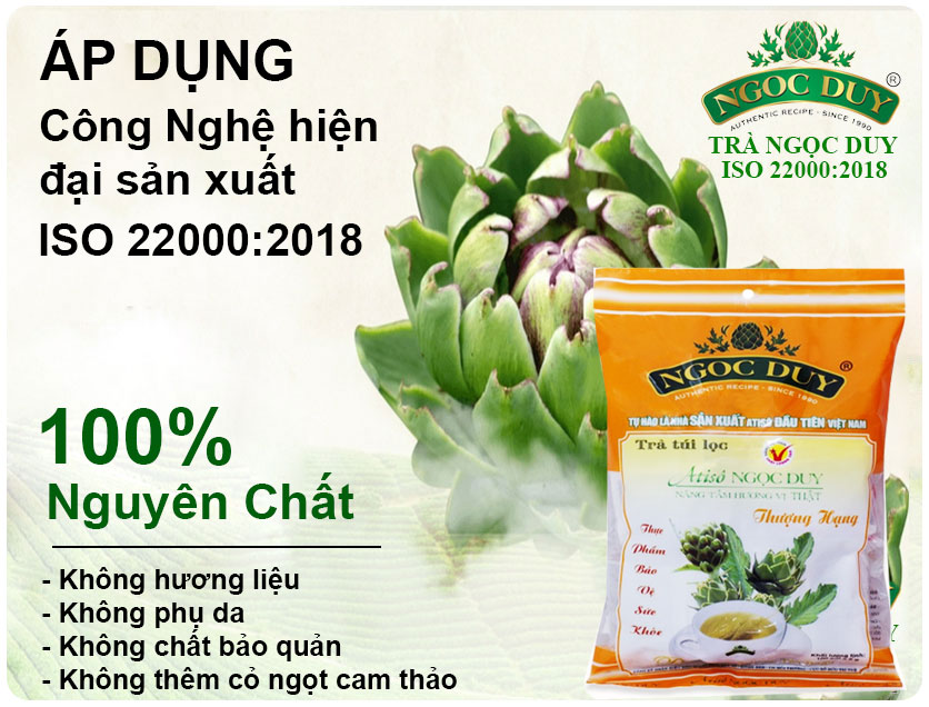 Trà Atiso Đà Lạt Thượng Hạng Loại Ngon Nhất Ngọc Duy - Bổ Dưỡng