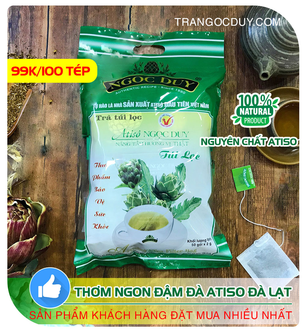 Trà Túi Lọc Atiso Classic Gói Xanh Ngọc Duy - Thơm Ngon Và Bổ Dưỡng