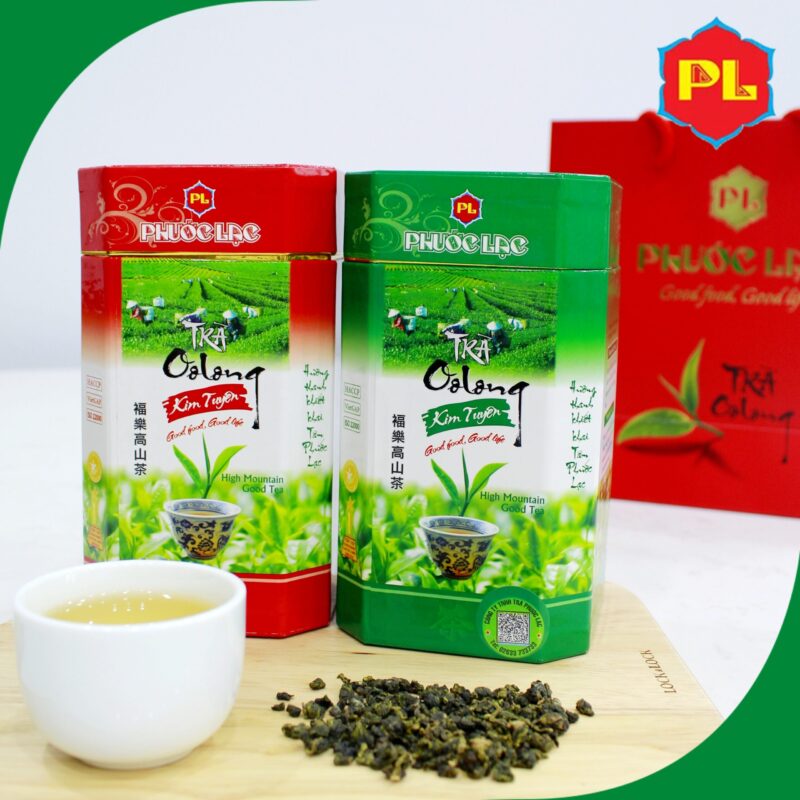 Trà Oolong Kim Tuyên Combo 2 Hộp Giấy Phước Lạc - SP OCOP 5 Sao Quốc Gia