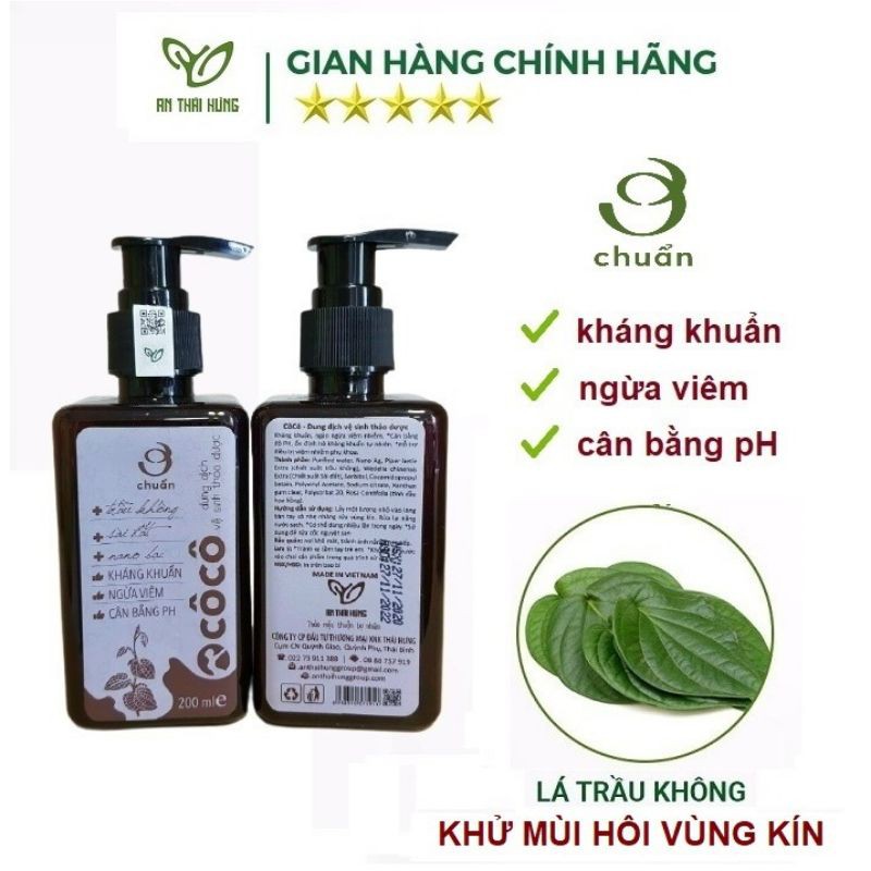 Cô Cô Dung Dịch Vệ Sinh Phụ Nữ An Thái Hưng - SP OCOP Tỉnh Thái Bình