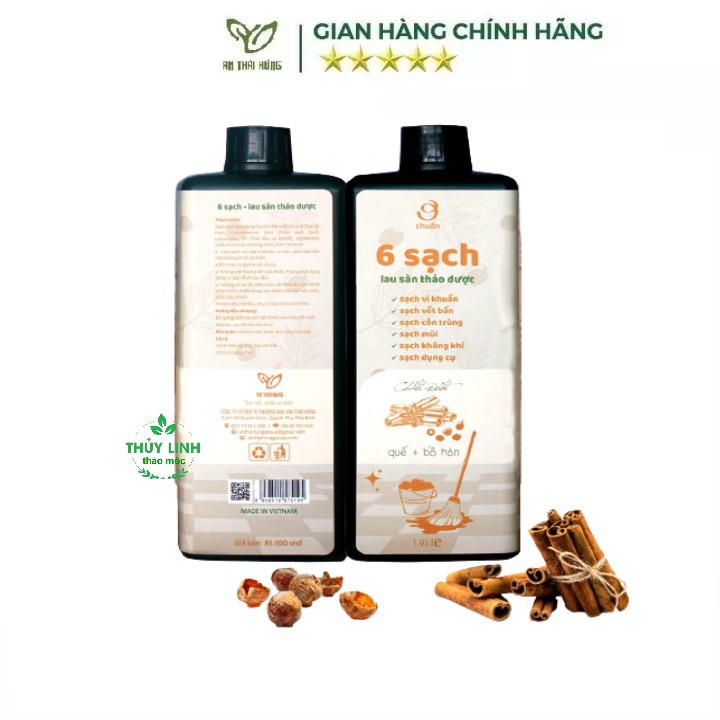 Nước Lau Sàn 6 Sạch An Thái Hưng - Làm Sạch Các Loại Vi Khuẩn