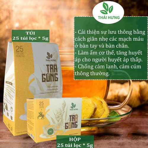 Trà Gừng Thái Hưng - SP OCOP Tỉnh Thái Bình