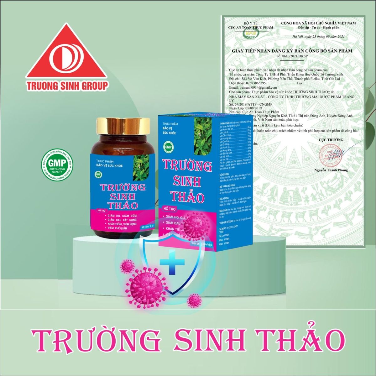 Thực Phẩm Bảo Vệ Sức Khỏe Trường Sinh Thảo - Tăng Cường Đề Kháng