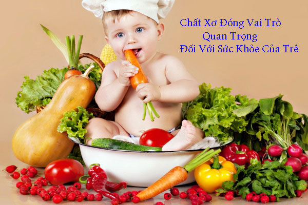 Chất xơ đóng vai trò quan trọng đối với sức khỏe của trẻ