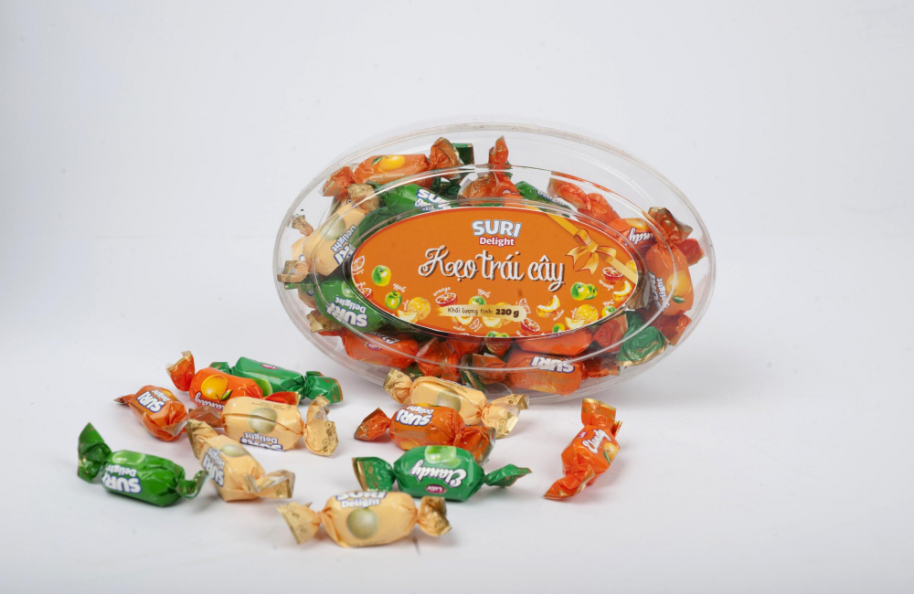 Kẹo Suri Delight Hoa quả 3 vị Hữu Nghị