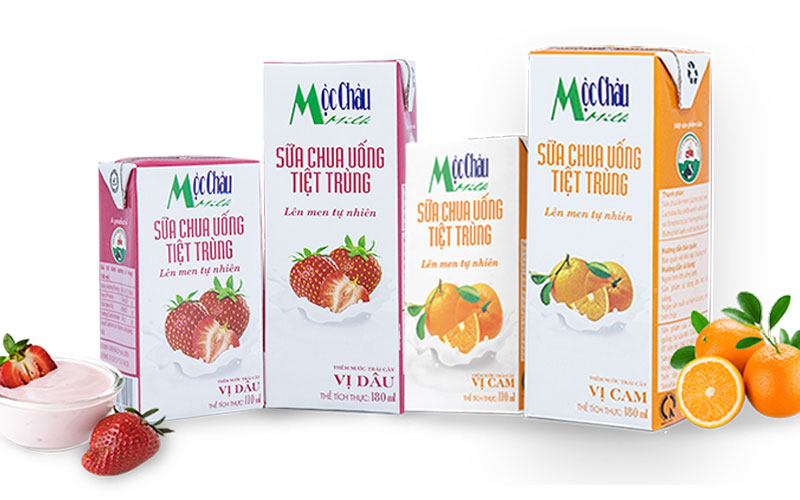 Sữa chua uống tiệt trùng Mộc Châu