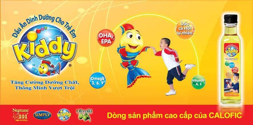 Dầu ăn dinh dưỡng Kiddy