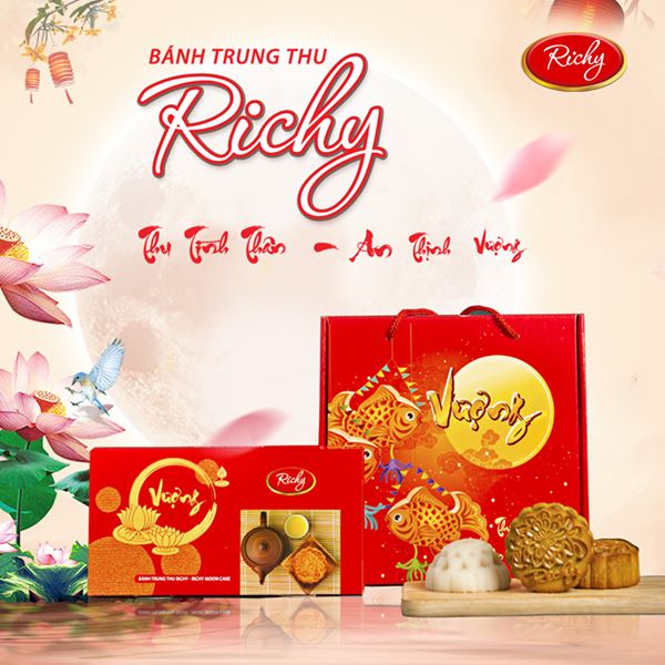 Bánh Trung thu tự chọn 4 bánh Richy