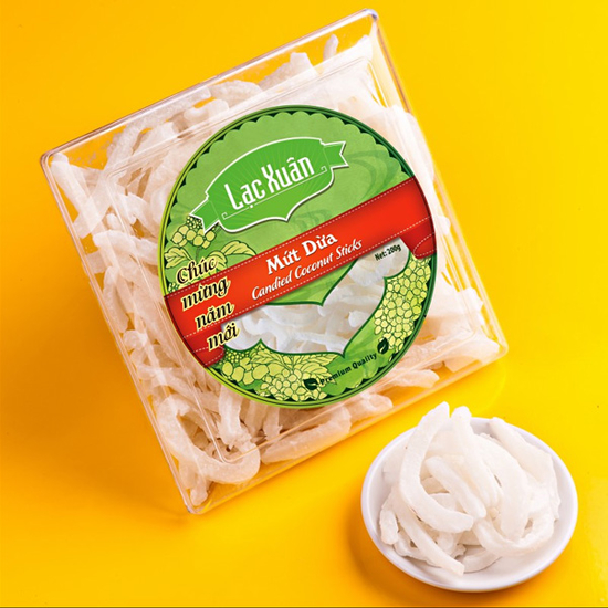 Mứt Dừa Lạc Xuân Trí Đức Food 200g