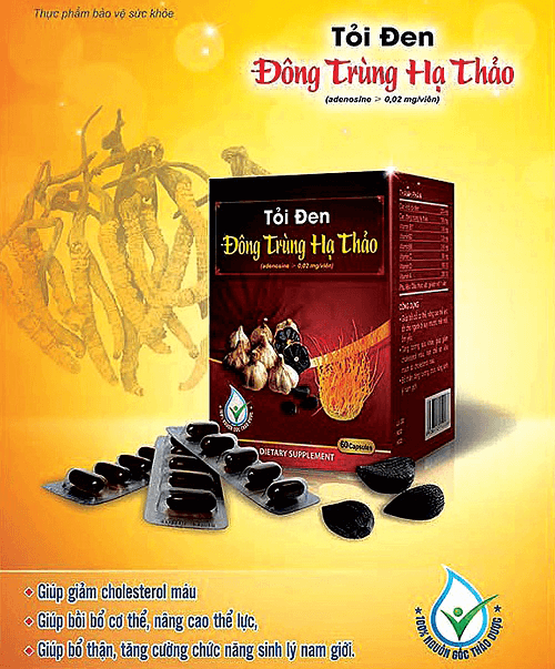 Tỏi đen đông trùng hạ thảo