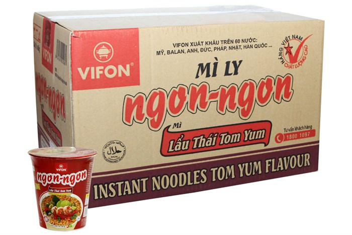 Thùng 24 ly mì Ngon Ngon