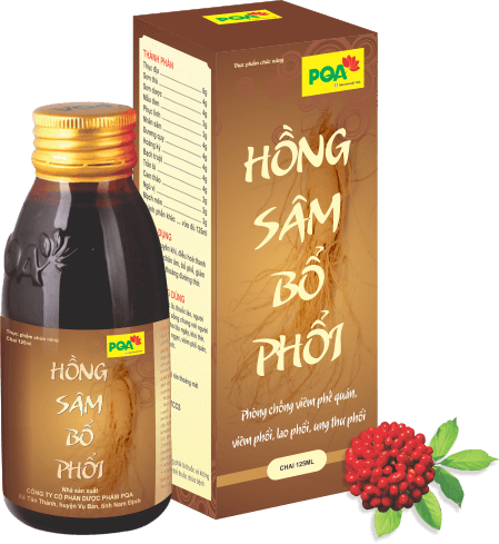 Thực phẩm chức năng PQA Hồng sâm bổ phổi