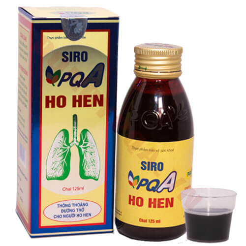 Thực phẩm chức năng Siro PQA dành cho người ho hen