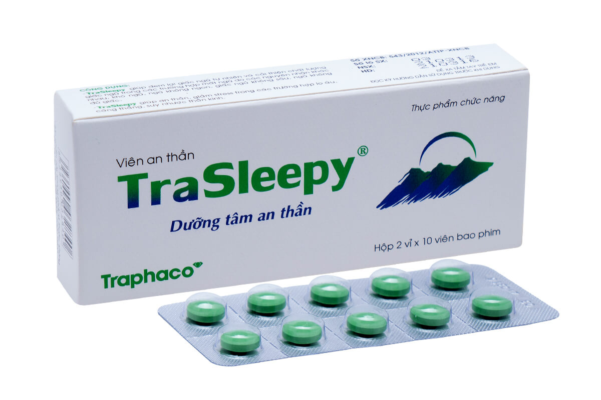 Thực phẩm chức năng: Thuốc an thần Trasleepy