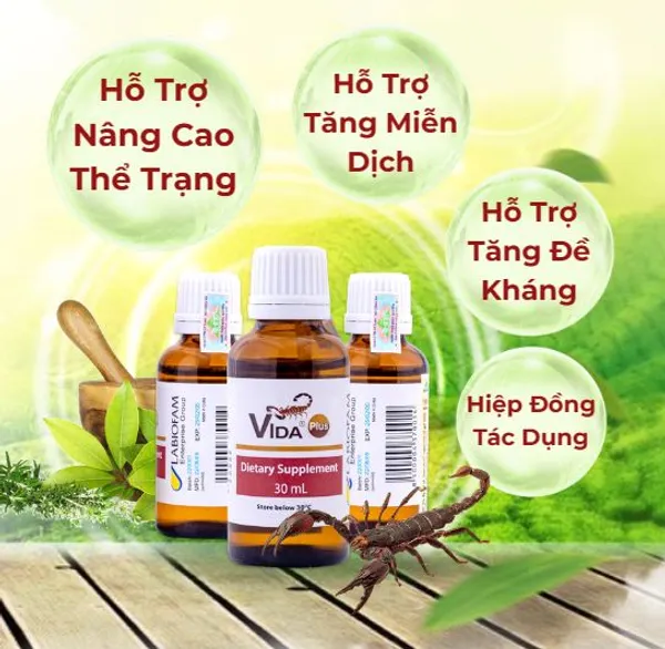 Vida Plus - Tăng Cường Hệ Miễn Dịch Cho Người Bệnh U Bướu