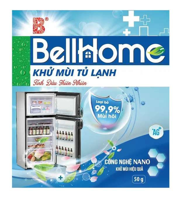 Khử Mùi Tủ Lạnh Công Nghệ Sinh Học Bell Home - Đánh Tan Mọi Mùi Khó Chịu