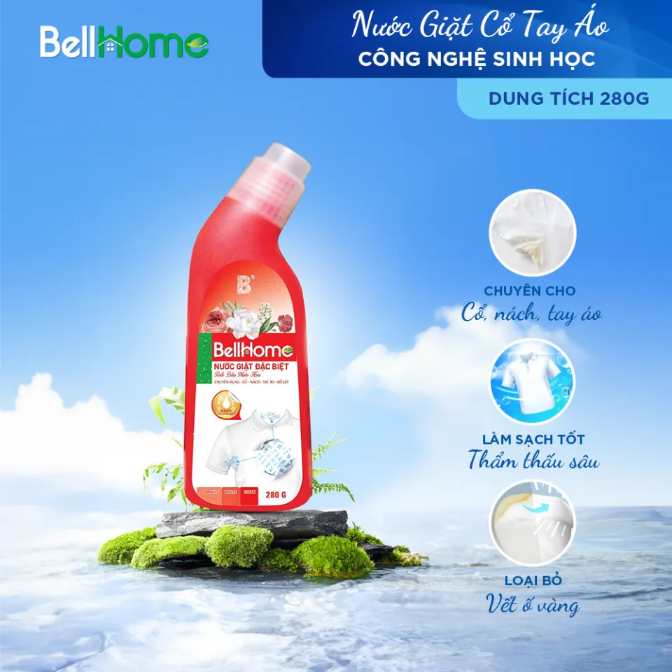 Nước Giặt Cổ Tay Áo Công Nghệ Sinh Học Bell Home Giá Sỉ?