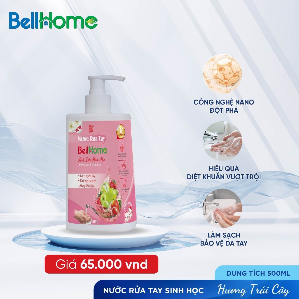 Nước Rửa Tay Công Nghệ Sinh Học Bell Home Hương Trái Cây Mua Ở Đâu Đúng Giá? Có Tốt Không?