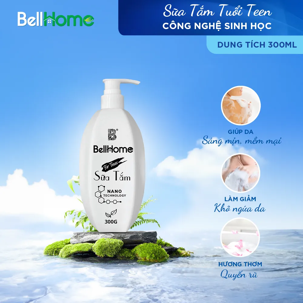 Sữa Tắm Tuổi Teen Công Nghệ Sinh Học Bell Home Có Tốt Không? Mua Đâu Chính Hãng?