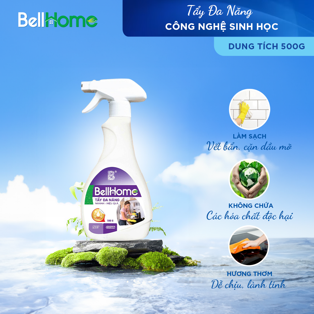 Tẩy Đa Năng Công Nghệ Sinh Học Bell Home Có Sạch Không? Mua Ở Đâu Uy Tín?