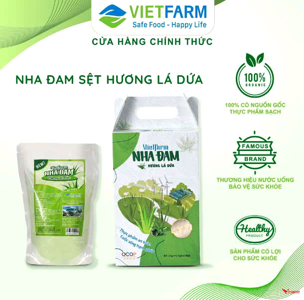 Thạch Nha Đam Hương Dứa Cánh Đồng Việt – OCOP 4 Sao Ninh Thuận